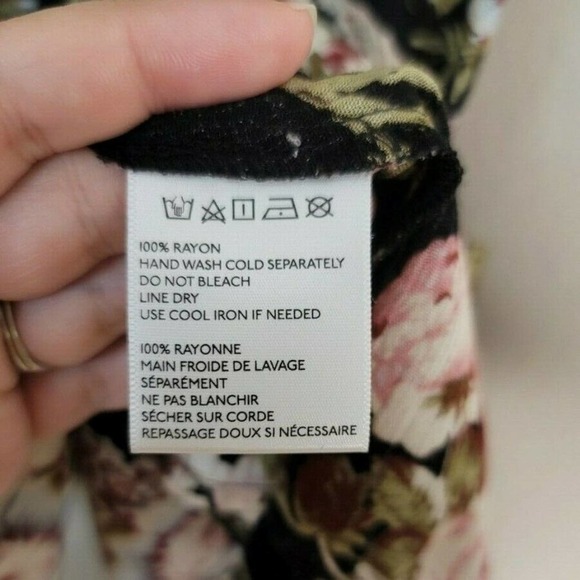 Urban Outfitters Staring At Stars Floral Gauze Cold Shoulder A-Line Dress XS - Picture 8 of 10